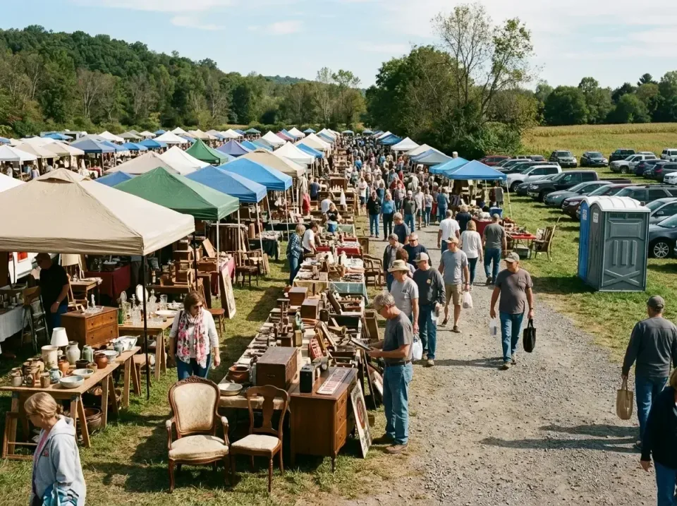 Antique Flea Market Outdoor