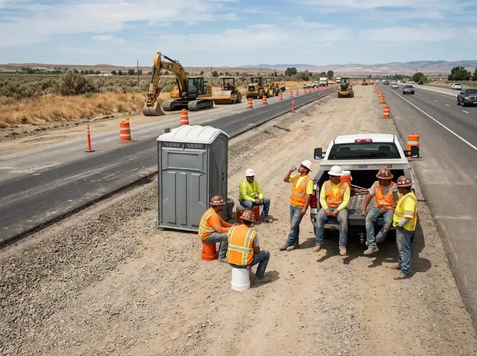 Highway Road Construction Crew